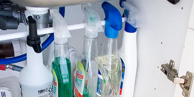 under sink