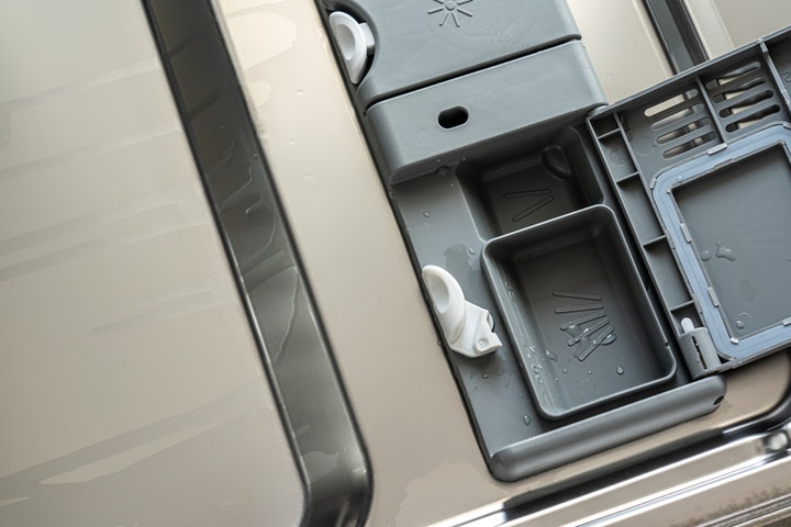 Miele dishwasher detergent dispenser